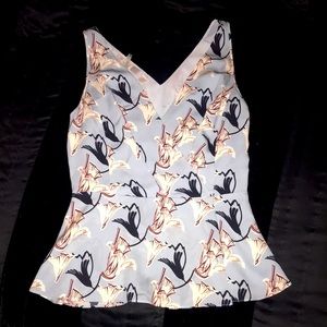 NORDSDROM Signature by Caroline Issa Floral Blouse